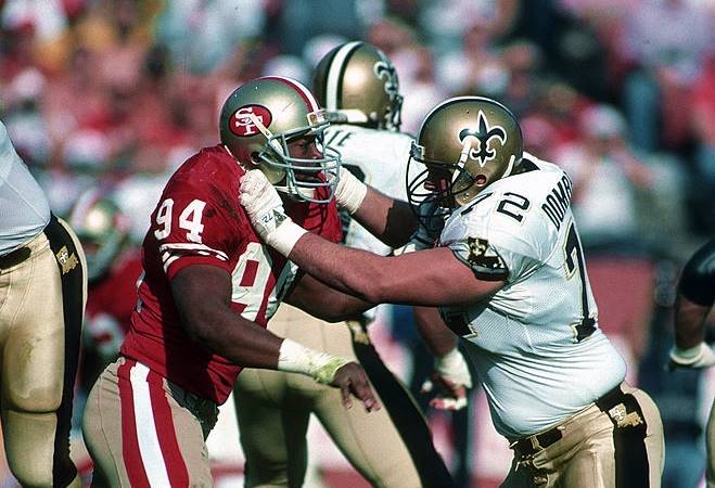 Charles Haley, Jim Dombrowski